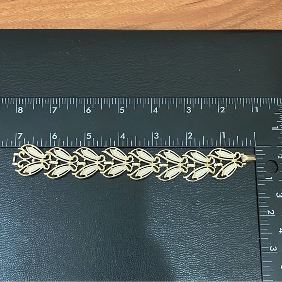 Vintage SARAH COVENTRY Gold-tone Butterfly Link Bracelet 30.6g - Picture 8 of 12